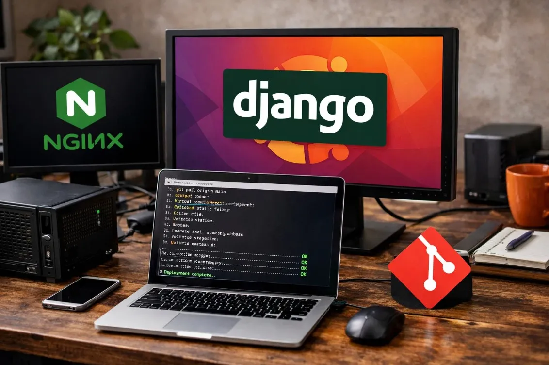 Как собрать Django-стек на Ubuntu с Nginx, Git и чистым деплоем